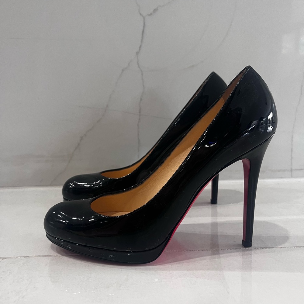New in Box: Christian Louboutin Simple Pump 120 Patent Calf (Size 39.5)